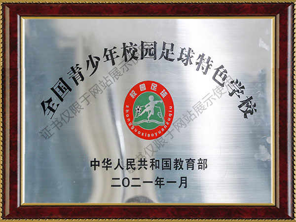 全国青少年校园足球特色学校