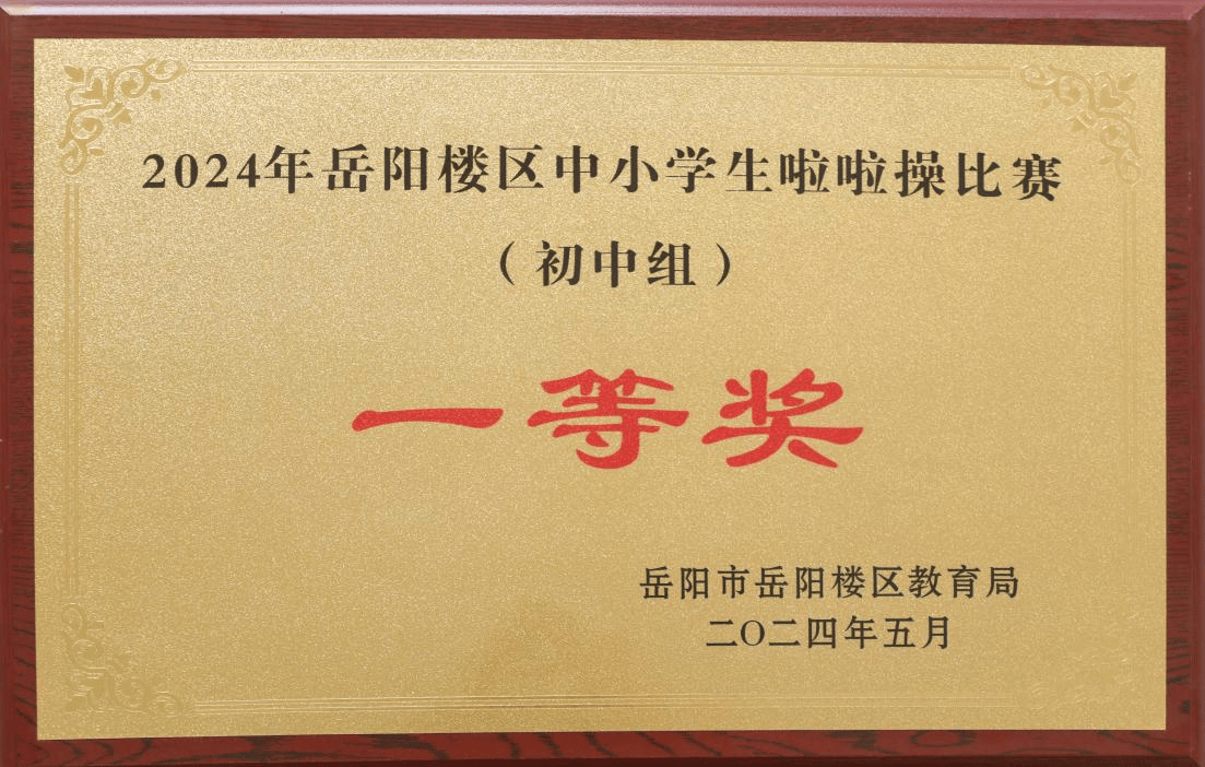 2024年岳阳楼区中小学生啦啦操比赛初中组一等奖